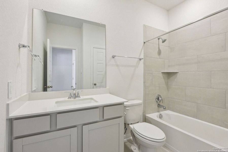 Furnished interior view inside a new home in Royal Crest, San Antonio (Image 12). Furnished interior view inside a new home in Royal Crest, San Antonio (Image 12).