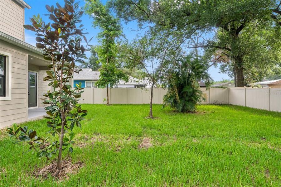 Exterior details and patio area of a home in , Tampa (Image 32).