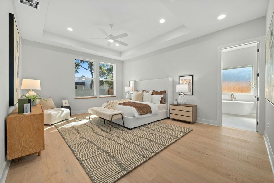 Furnished interior view inside a new home in , Austin (Image 11). Furnished interior view inside a new home in , Austin (Image 11).