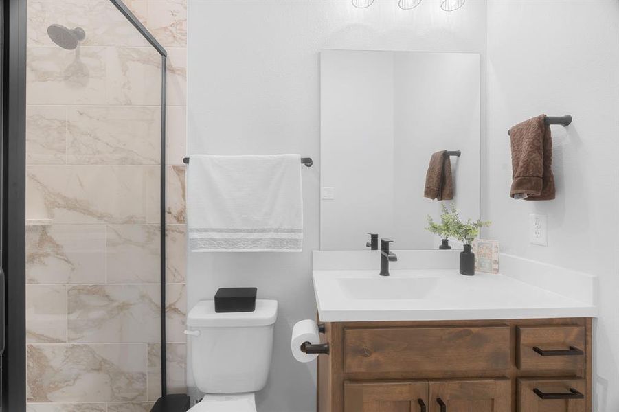 Furnished interior view inside a new home in Pecan Square, Northlake (Image 5).