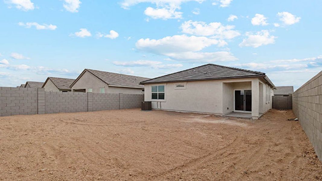 Representative exterior details of a home built from the Abbot by D.R. Horton in Anthem at Merrill Ranch, Florence (Image 4).
