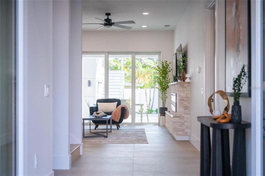 Furnished interior view inside a new home in , Sarasota (Image 43).