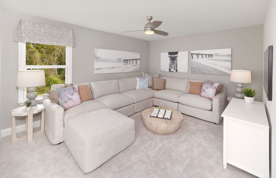 Furnished interior view inside a new home in Salem Bay, Beaufort (Image 8).