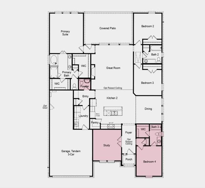 Additional highlights include: raised ceiling at gathering room, first floor guest suite, study, white shaker cabinets and white quartz countertops throughout.