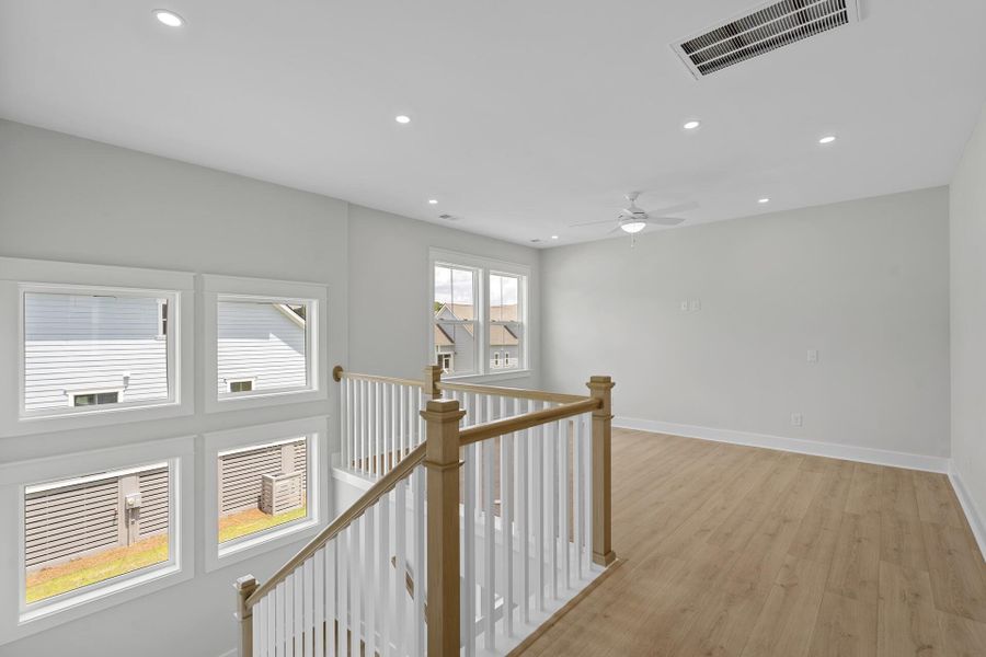 Spacious, unfurnished interior of a new home in Miller's Crossing, Johns Island (Image 24). Spacious, unfurnished interior of a new home in Miller's Crossing, Johns Island (Image 24).