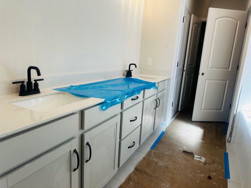 In-progress construction of a new home in Patterson Ranch, Georgetown, TX (Image 15).