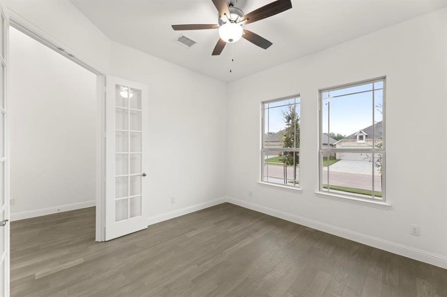 Spacious, unfurnished interior of a new home in River Ranch, Van Alstyne (Image 32). Spacious, unfurnished interior of a new home in River Ranch, Van Alstyne (Image 32).