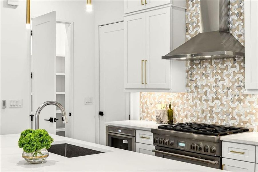 Close-up of interior finishes inside a home in , Atlanta (Image 22).