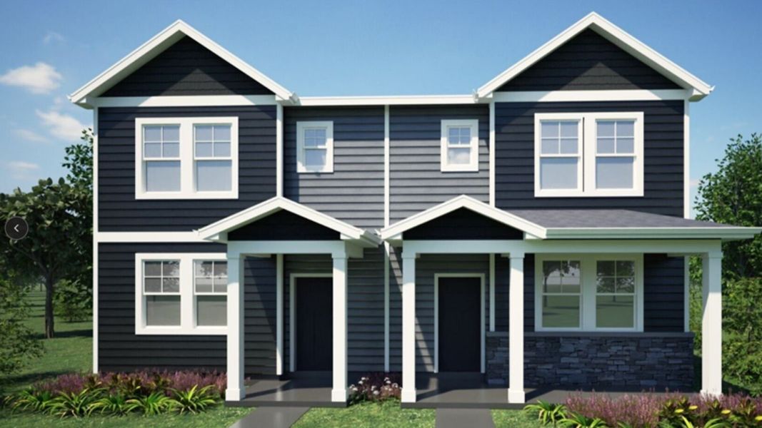 Representative exterior photo of a completed home built from the Palmer by D.R. Horton in Vista Meadows, Fort Lupton, CO (Image 2). Representative exterior photo of a completed home built from the Palmer by D.R. Horton in Vista Meadows, Fort Lupton, CO (Image 2).