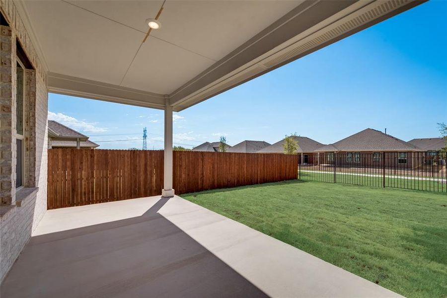 View of yard featuring a patio area