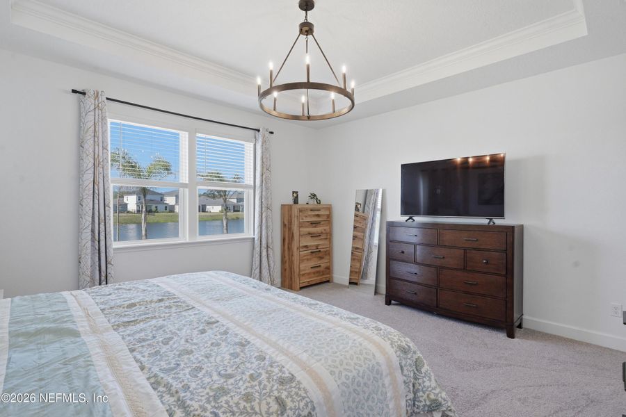 Furnished interior view inside a new home in TrailMark, St. Augustine (Image 40).