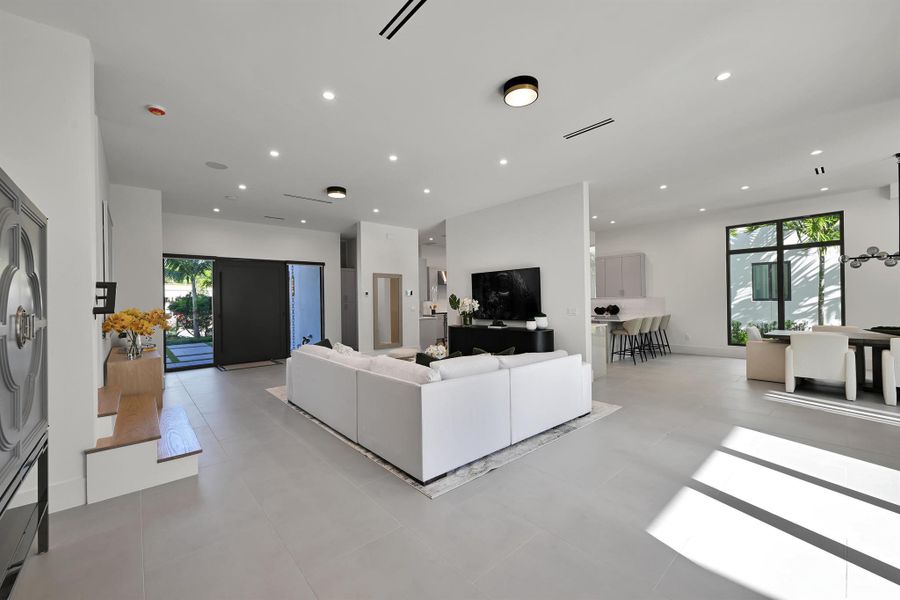 Furnished interior view inside a new home in , Delray Beach (Image 29).