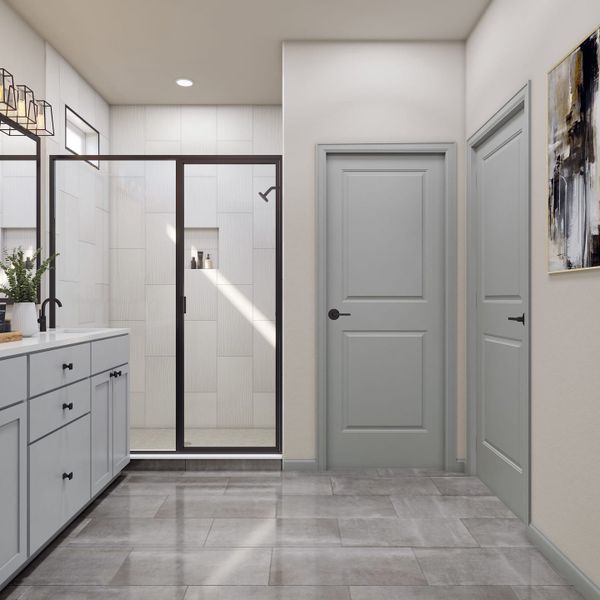 Representative furnished interior of a home built from the 4 by Tri Pointe Homes in Sugar Mill Village, Longmont (Image 36).