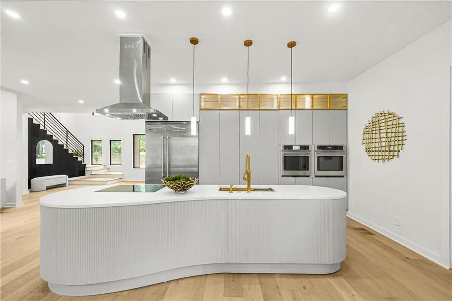 Furnished interior view inside a new home in , Atlanta (Image 12).