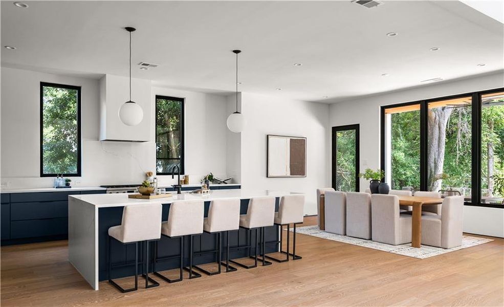 Furnished interior view inside a new home in , Decatur (Image 7).
