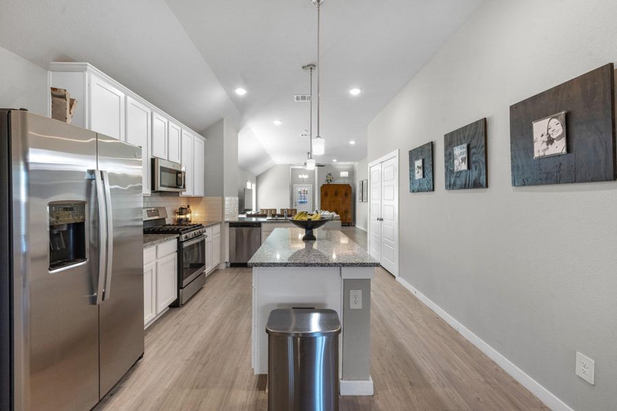 Furnished interior view inside a new home in Moran Ranch, Willis (Image 17).