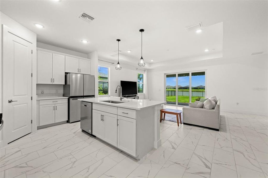 Furnished interior view inside a new home in , Punta Gorda (Image 5).