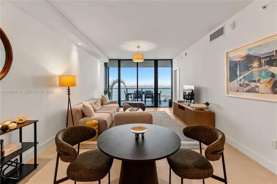 Furnished interior view inside a new home in , Miami (Image 5).