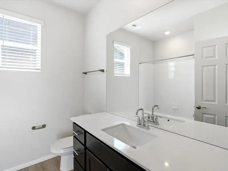 Furnished interior view inside a new home in Poudre Heights: The Alpine Collection, Windsor (Image 6).