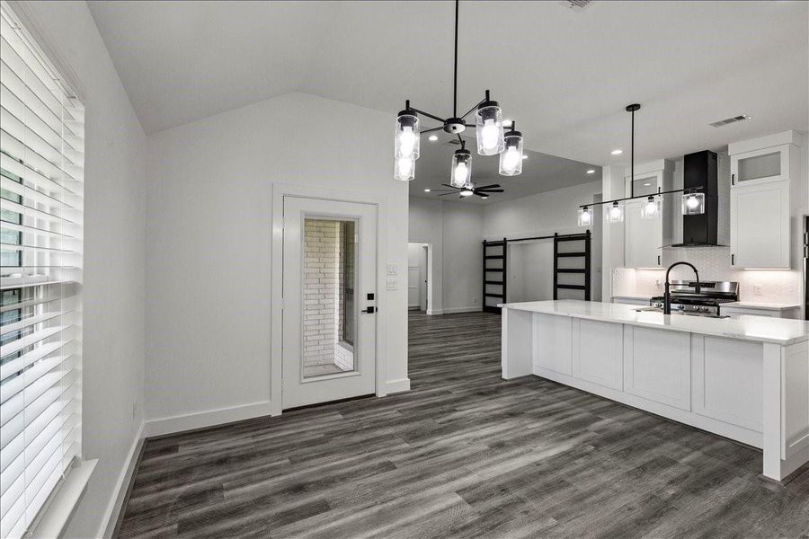 Furnished interior view inside a new home in , Santa Fe (Image 11). Furnished interior view inside a new home in , Santa Fe (Image 11).