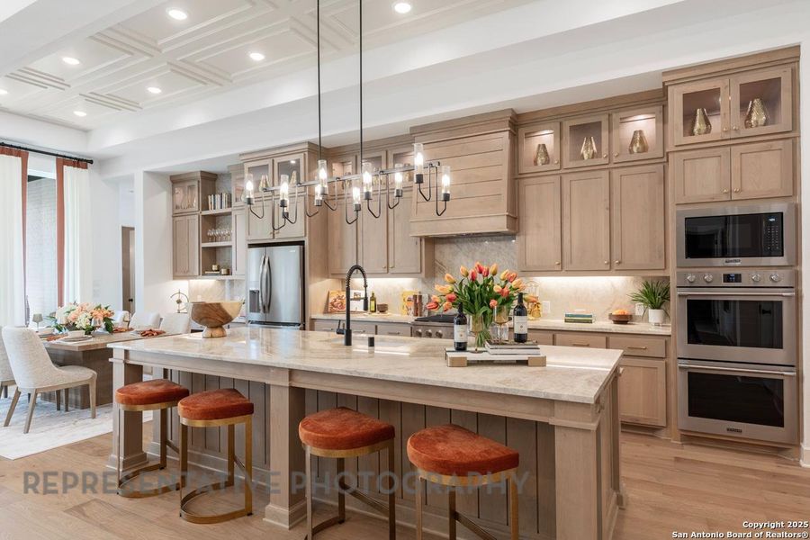 Furnished interior view inside a new home in , San Marcos (Image 31).