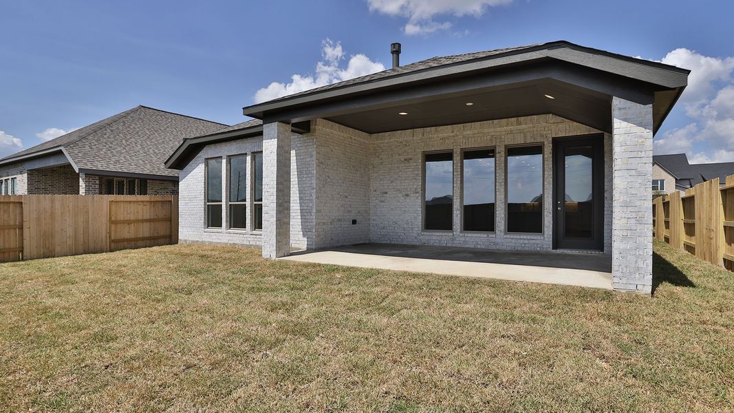 Exterior details and patio area of a home in The Grand Prairie, Hockley (Image 3).