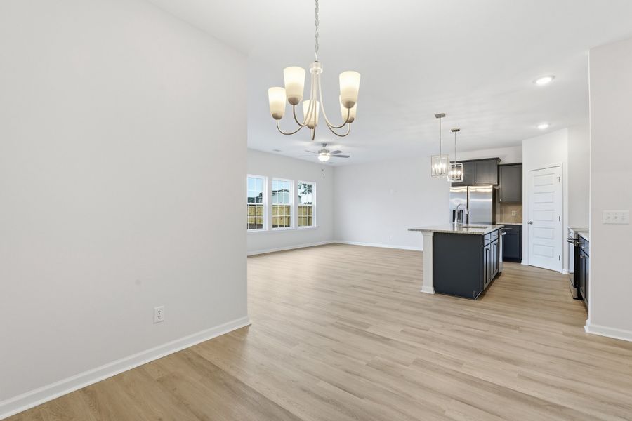 Representative unfurnished interior of a home built from the The Powell by RTS Homes in Doctor's Creek, Ludowici (Image 19). Representative unfurnished interior of a home built from the The Powell by RTS Homes in Doctor's Creek, Ludowici (Image 19).