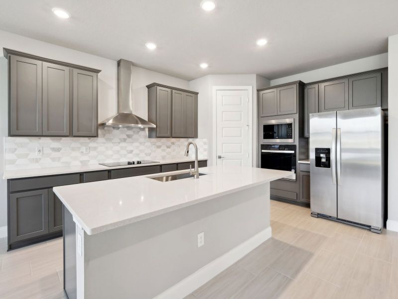 Kitchen in the Coral floorplan