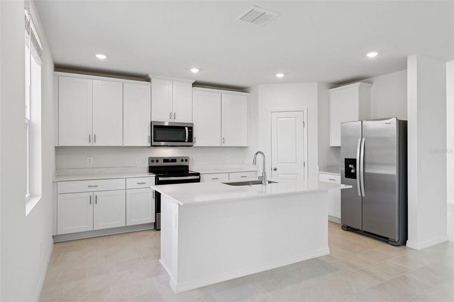 Furnished interior view inside a new home in Crosswinds - Signature Series, Haines City (Image 4).