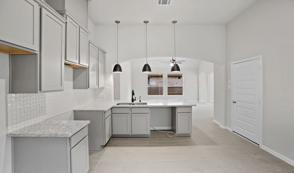 Decorative backsplash in kitchen Decorative backsplash in kitchen