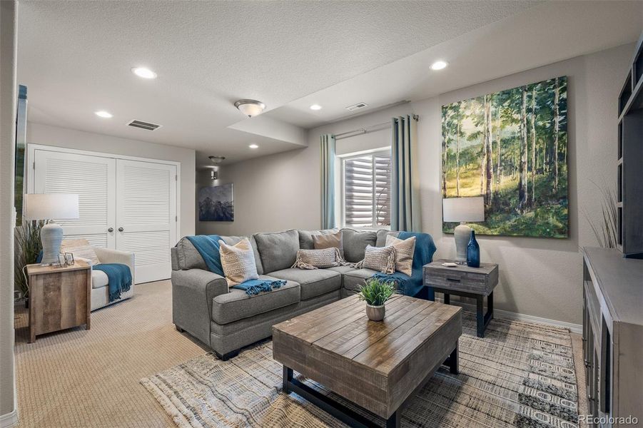 Furnished interior view inside a new home in , Colorado Springs (Image 33).