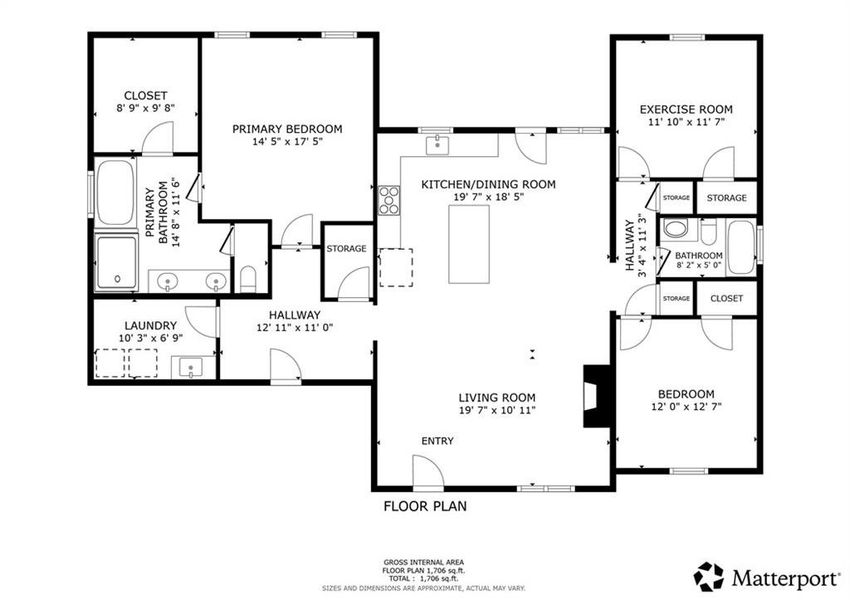 2D floor plan layout of this home in , Rockmart, GA (Image 5). 2D floor plan layout of this home in , Rockmart, GA (Image 5).