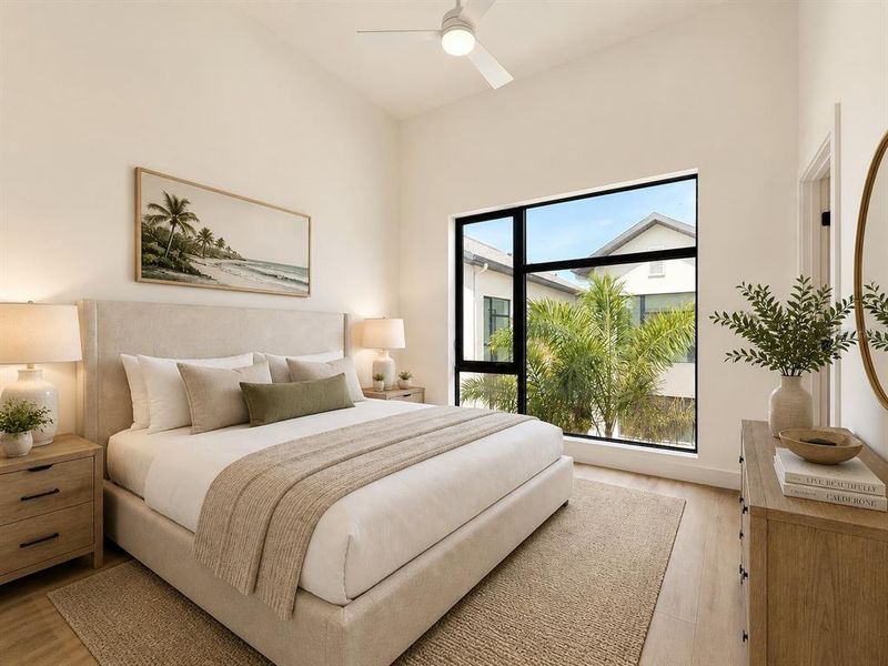 Furnished interior view inside a new home in , St. Petersburg (Image 12).