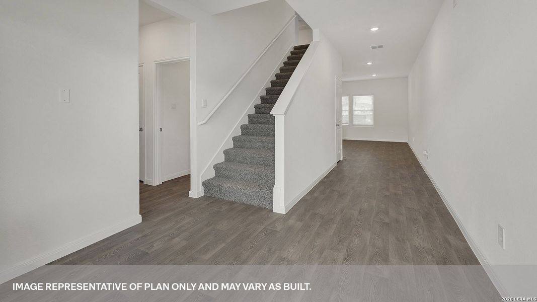Spacious, unfurnished interior of a new home in Trace, San Marcos (Image 17). Spacious, unfurnished interior of a new home in Trace, San Marcos (Image 17).