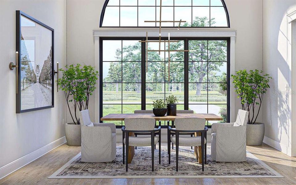 Furnished interior view inside a new home in , Tampa (Image 18).