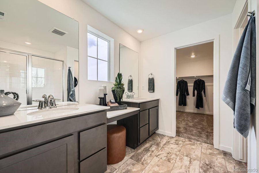 Furnished interior view inside a new home in Riano Ridge, Loveland (Image 11). Furnished interior view inside a new home in Riano Ridge, Loveland (Image 11).