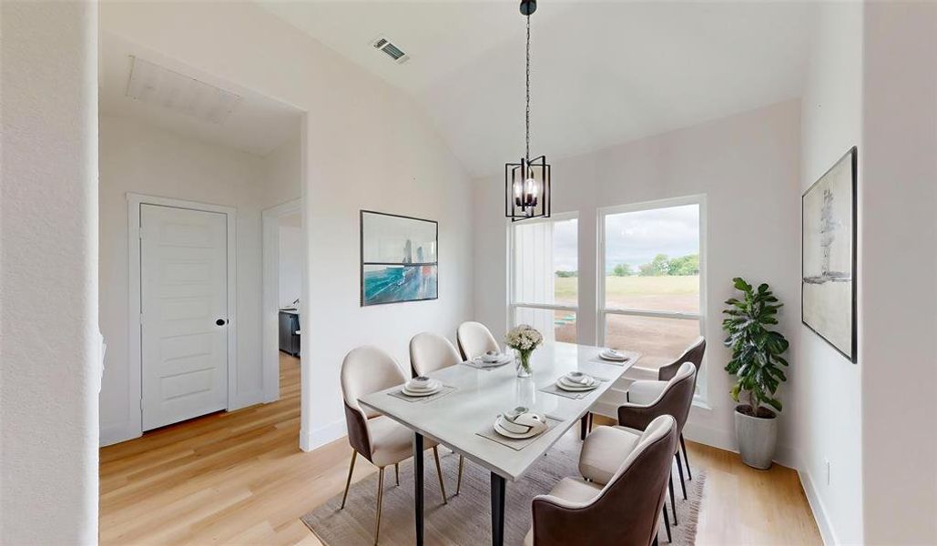 Furnished interior view inside a new home in , Greenville (Image 3).