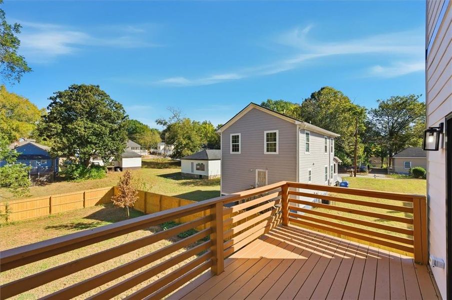 Exterior details and patio area of a home in , Atlanta (Image 24).
