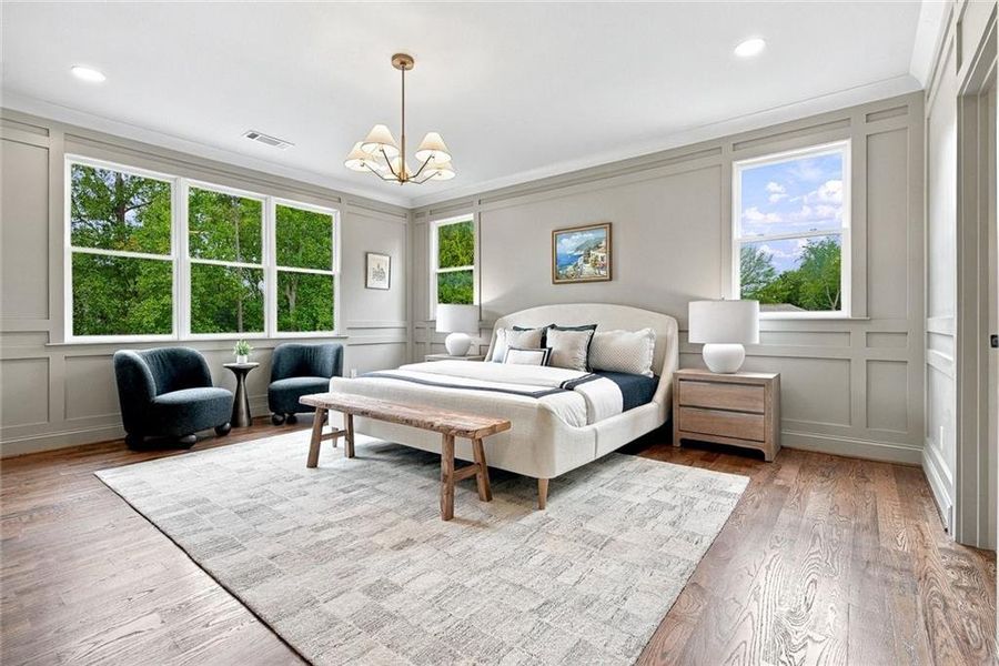 Furnished interior view inside a new home in , Smyrna (Image 48).