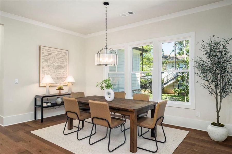 Furnished interior view inside a new home in , Decatur (Image 38).
