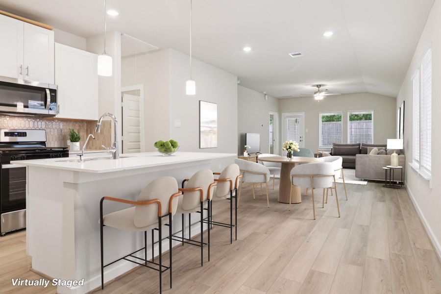 Photo is not of the actual home, but is an inspirational photo of builder’s model home and may depict options, furnishings, and/or decorator features that are not included Photo is not of the actual home, but is an inspirational photo of builder’s model home and may depict options, furnishings, and/or decorator features that are not included