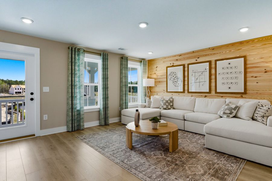 Representative furnished interior of a home built from the Persimmon by Beazer Homes in Northbrook, Murrells Inlet (Image 13).