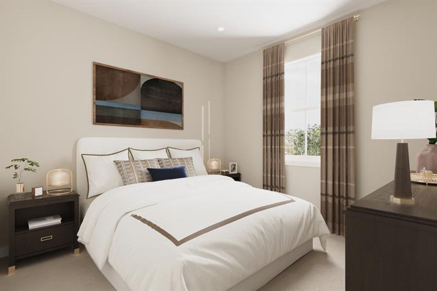 Representative furnished interior of a home built from the Silverleaf by Ryan Homes in Grande Dunes North Village, Longs (Image 13).