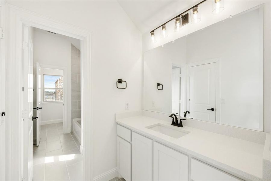 Furnished interior view inside a new home in Painted Tree, McKinney (Image 15).