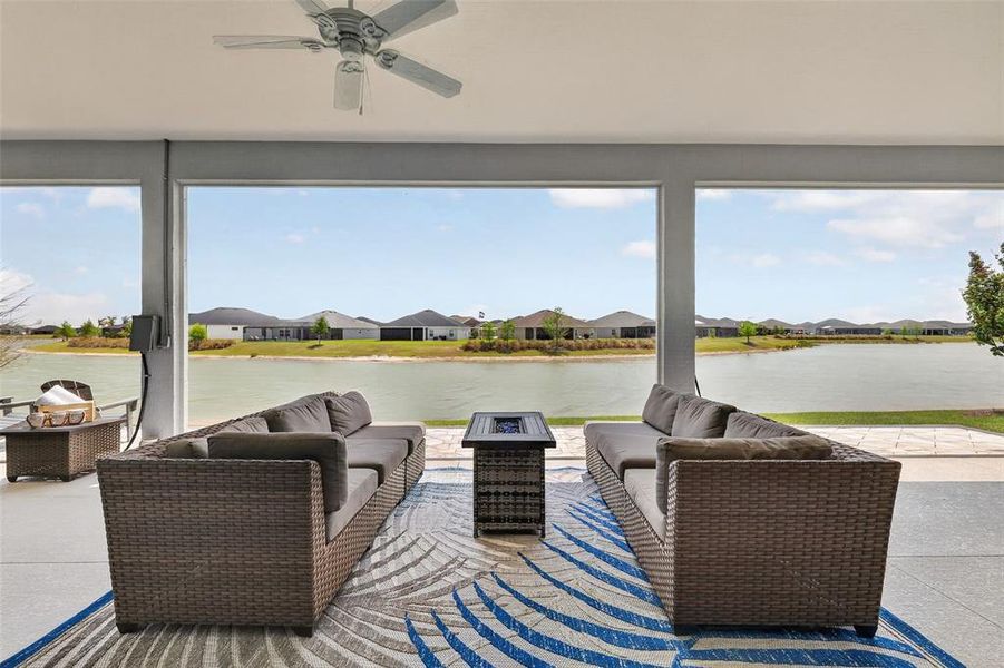 Exterior details and patio area of a home in , The Villages (Image 28).