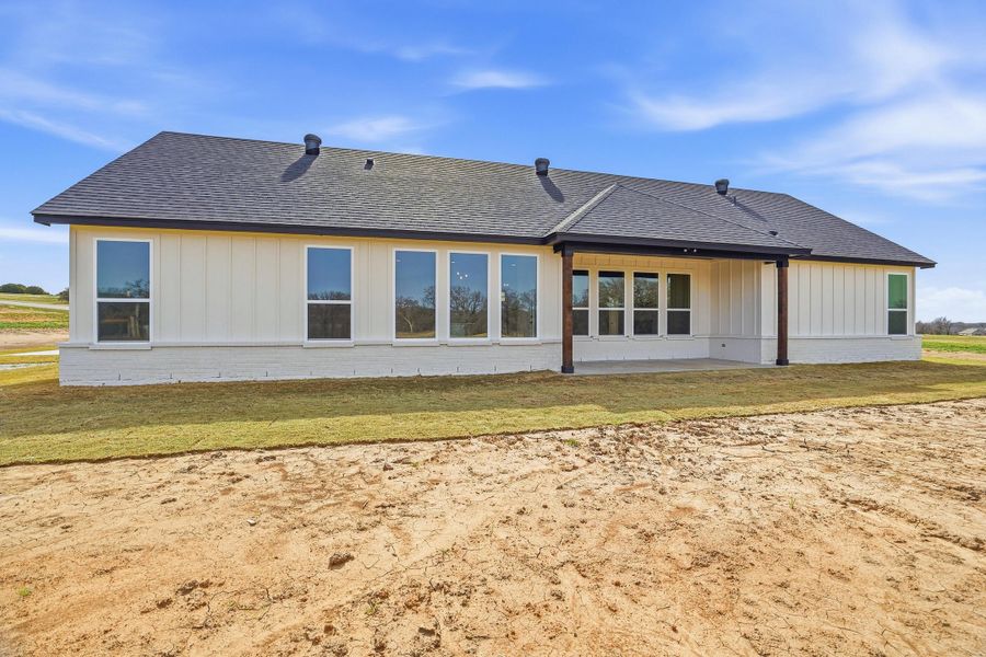 Exterior details and patio area of a home in Taylor Ranch, Springtown (Image 28).