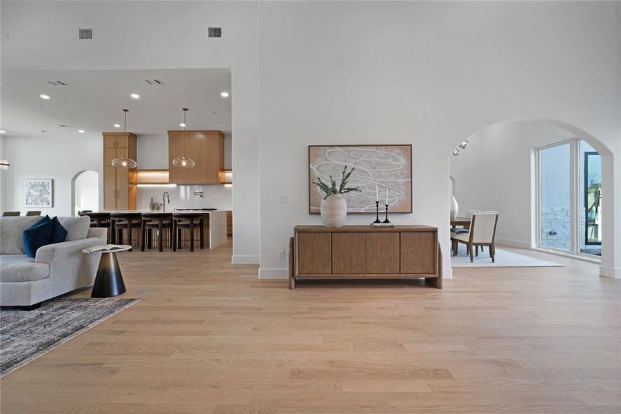 Furnished interior view inside a new home in , Heath (Image 11). Furnished interior view inside a new home in , Heath (Image 11).