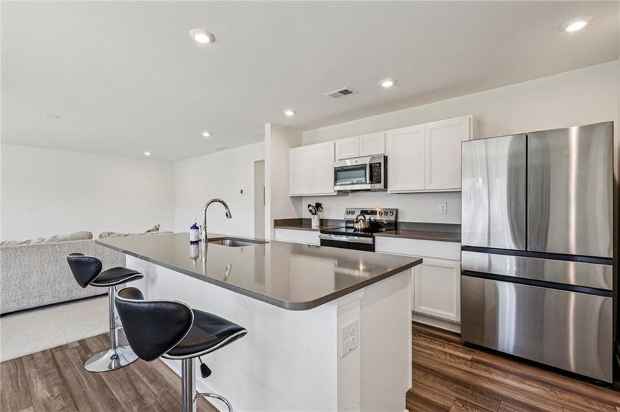 Furnished interior view inside a new home in , Euharlee (Image 16).