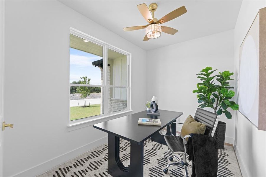 Furnished interior view inside a new home in , Caddo Mills (Image 18).