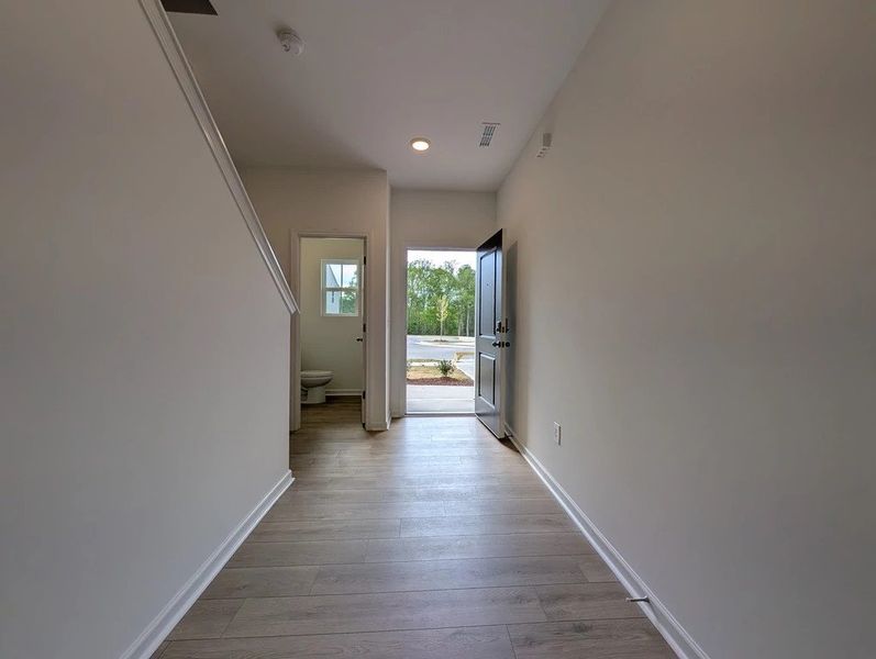 Spacious, unfurnished interior of a new home in Towns at The Point, Rolesville (Image 9).